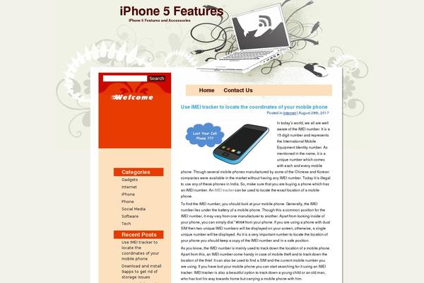iphone-5-features.com site used Geekvillage