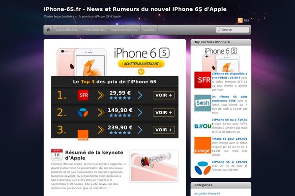 iphone-6s.fr site used iTheme2