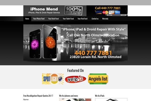 iphone-mend.com site used Legacy