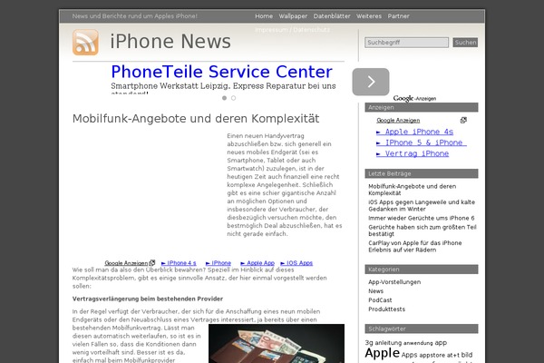 iphone-news.eu site used Iphone-news.eu