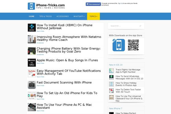 iphone-tricks.com site used Iphonetricks