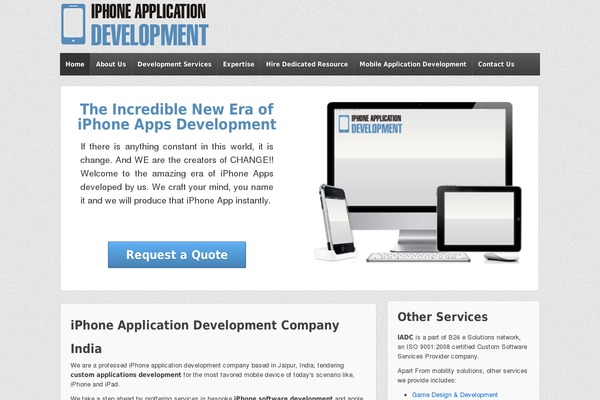 Responsive theme site design template sample