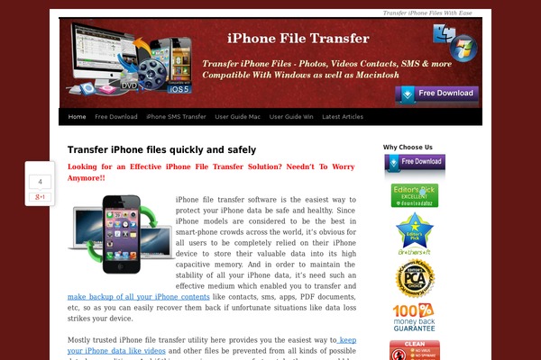 WordPress website example screenshot