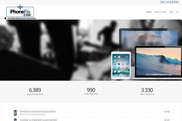 Enfold theme site design template sample