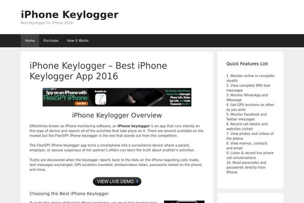 WordPress website example screenshot