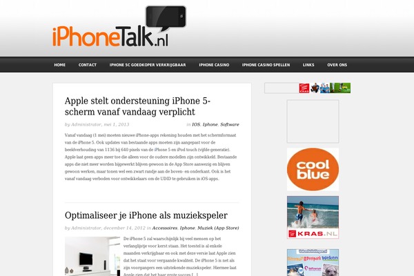 WordPress website example screenshot