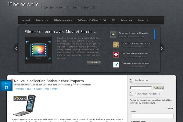 WordPress website example screenshot
