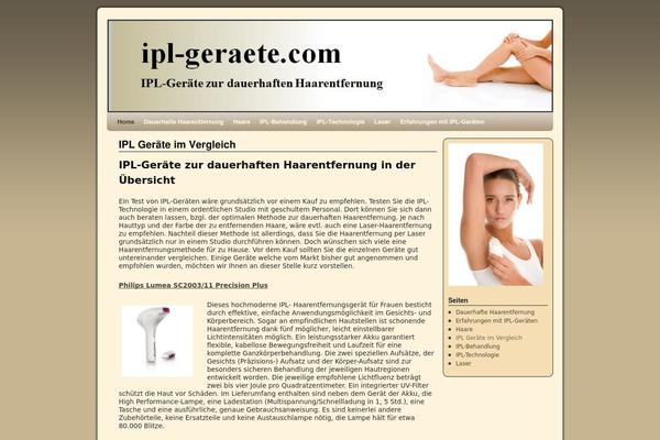ipl-geraete.com site used Weaver