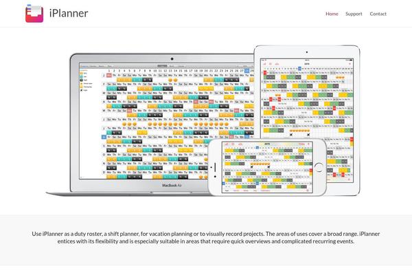 iplannerapp.com site used Spacious-pro-child