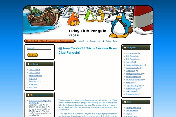 iplayclubpenguin.com site used Iplayclubpenguin
