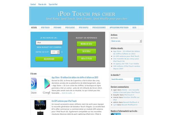 ipodpascher.fr site used Ipodpascher2