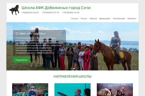 Spacious theme site design template sample