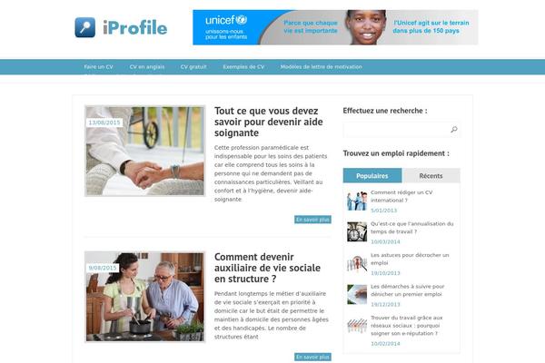 iprofile.fr site used Great