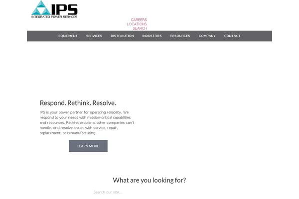 Ips theme site design template sample