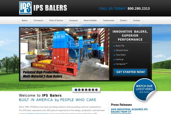 ipsbalers.com site used Cp-manufacturing