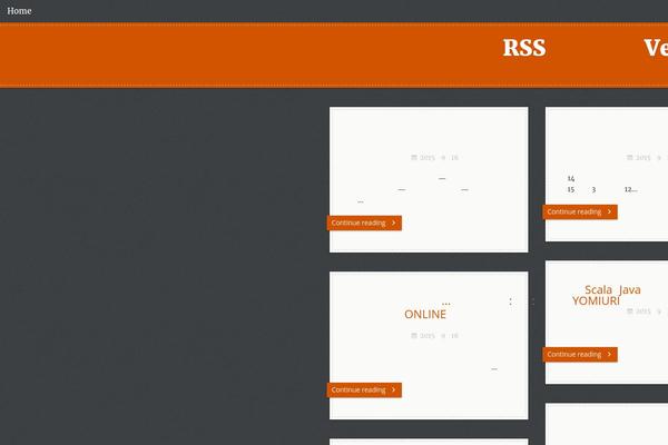 Cara theme site design template sample