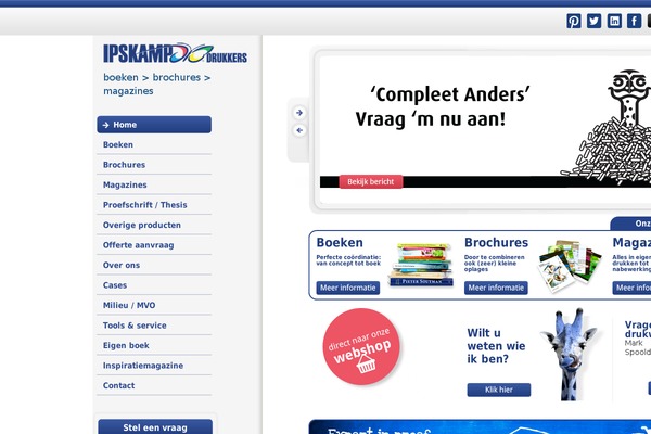 ipskampdrukkers.nl site used Ipskamp