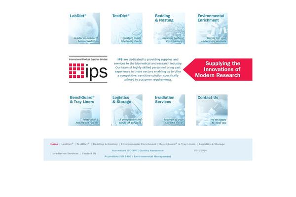 Ips theme site design template sample