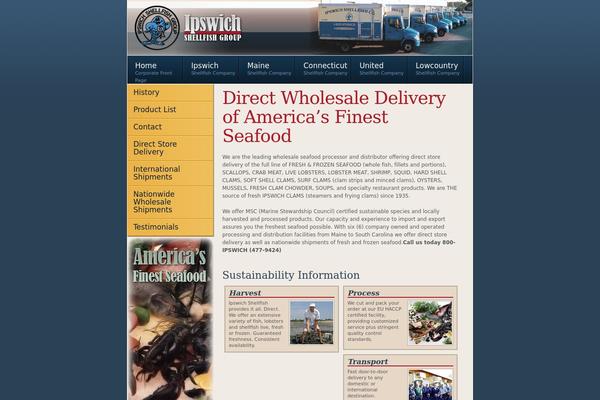 ipswichshellfish.com site used Ipswich