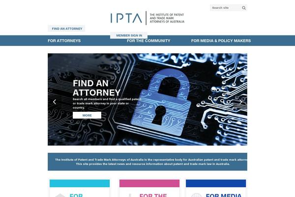 ipta.org.au site used Ipta