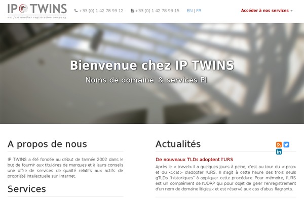 WordPress website example screenshot