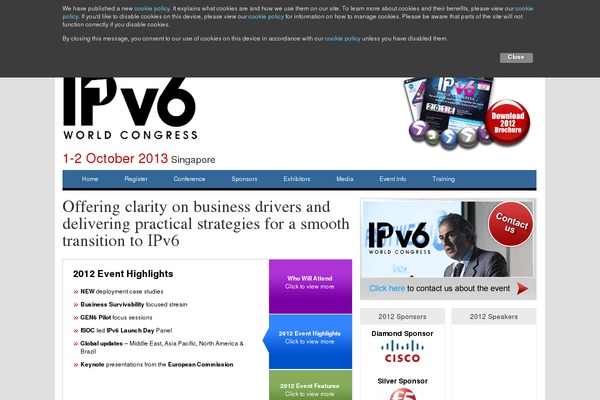 Ipv6 theme site design template sample