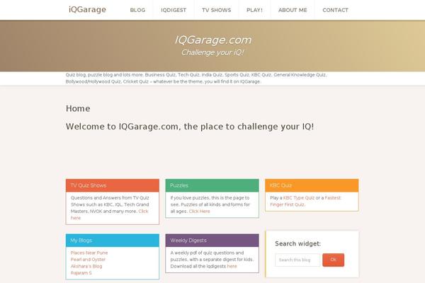 Hueman theme site design template sample