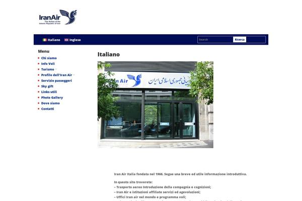 iranair.it site used Iranair