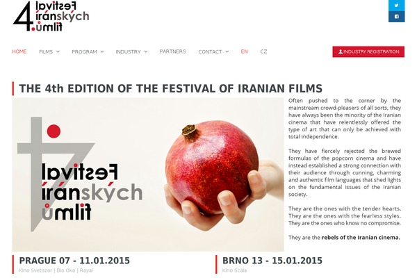 iranianfilmfestival.cz site used Videotouch