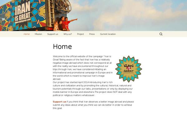 Twenty Thirteen theme site design template sample