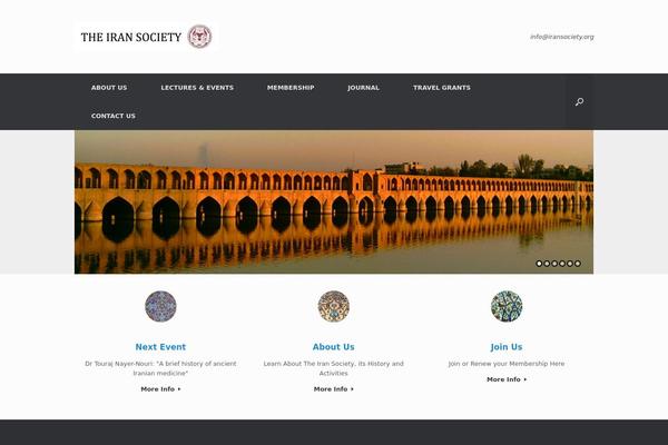 Vantage theme site design template sample