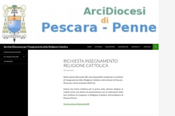 Twenty Fourteen theme site design template sample