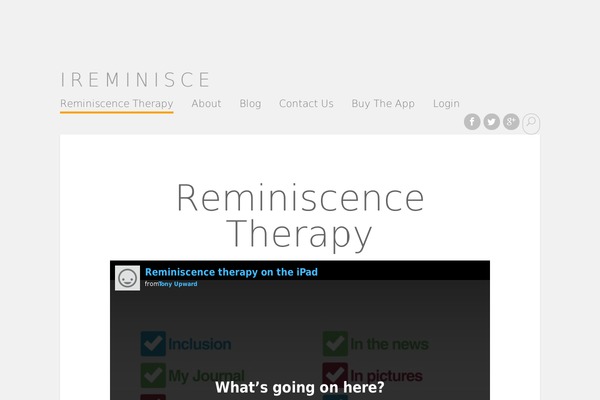 ireminisce.co.uk site used Serene