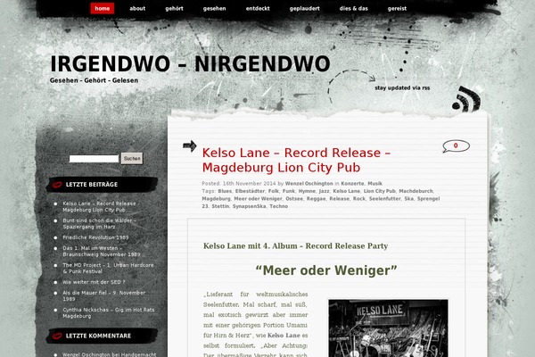 irgendwo-nirgendwo.de site used Greyzed