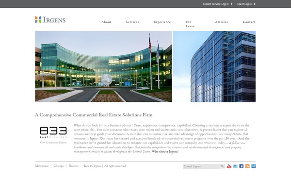 irgens theme websites examples