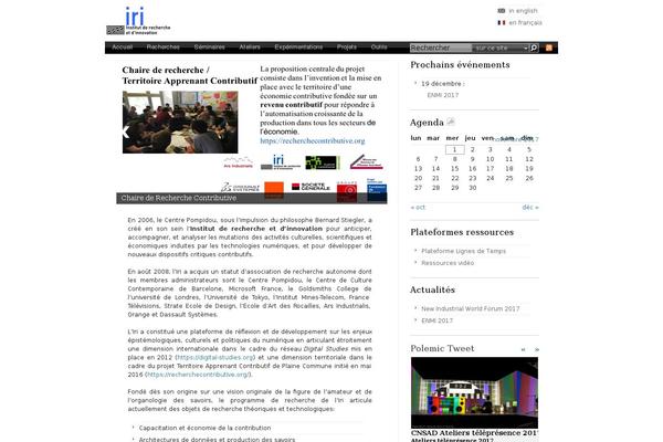 iri-research.org site used Iri-theme