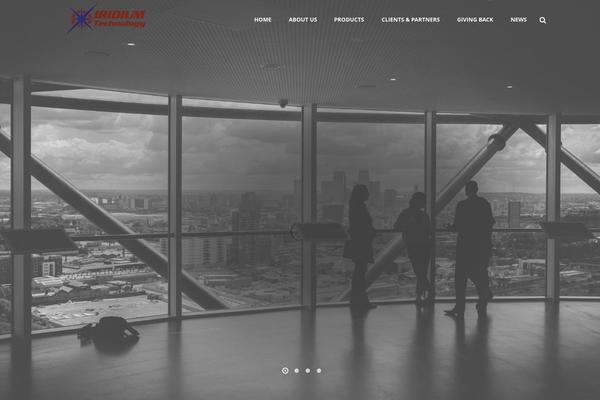 Jupiter theme site design template sample