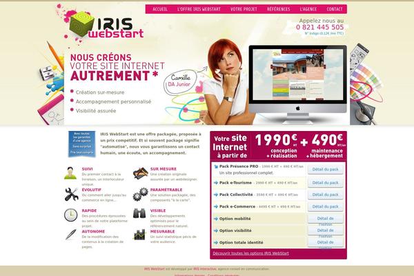 iris-webstart.com site used Webstart