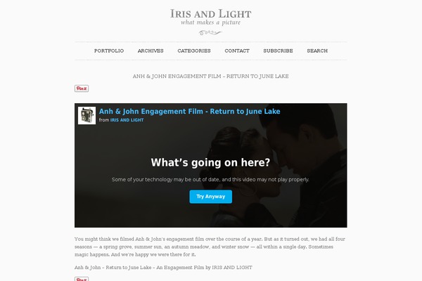 ProPhoto 5 theme site design template sample