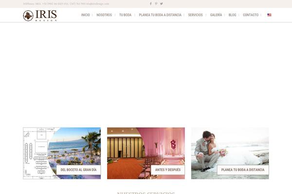 irisdesign.com site used Weddingindustry