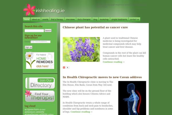 irishhealing.ie site used Irishhealing