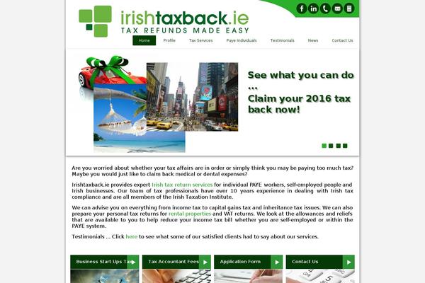 irishtaxback.ie site used Irishtaxback