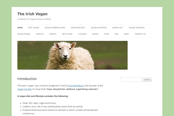 WordPress website example screenshot