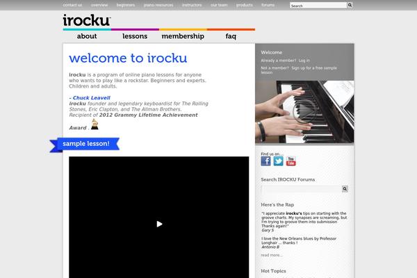 irocku.com site used Irocku