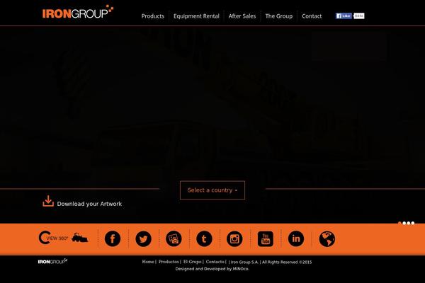 iron-group.com site used ShiftUp