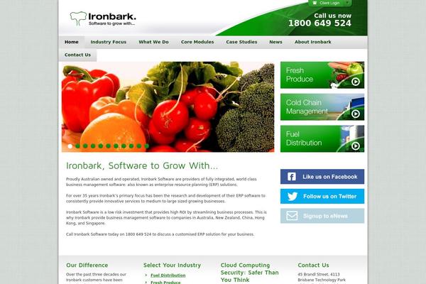 ironbark.com.au site used Ironbark