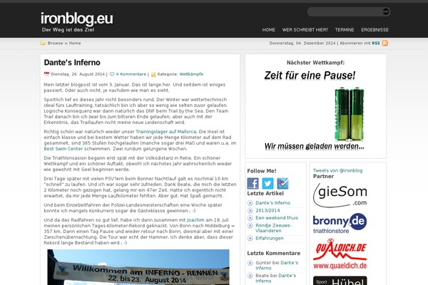 ironblog.eu site used Statement