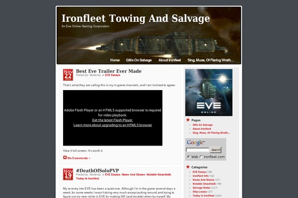 ironfleet.com site used Mandigo-14