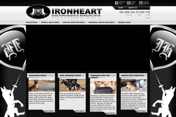 ironheartdogs.com site used Ironheart