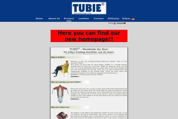 TUBIE2 theme websites examples